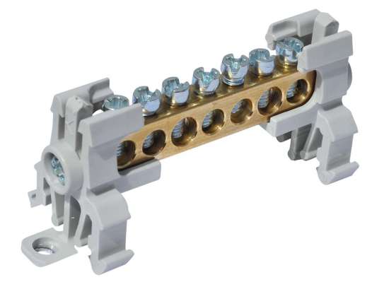 6.5x9mm² 2/10 TEK KUTUPLU DAĞITICI ÜNİTE ,KAPAKSIZ